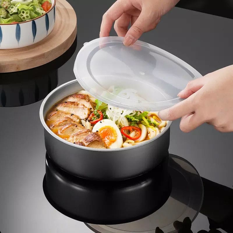 Set Of 5 Stainless Steel Vessel With Lids, Mixing Crisper Food Container Bowls, Chef Buddy Stainless Steel Bowl Set, Classic Cuisine Metal Fresh Keeping Bowls Set Of 5 Stainless Steel Vessel With Lids, Mixing Crisper Food Container Bowls, Chef Buddy Stainless Steel Bowl Set, Classic Cuisine Metal Fresh Keeping Bowls